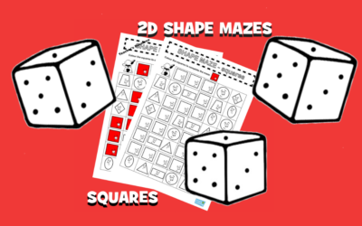 2D Shape Maze-Squares