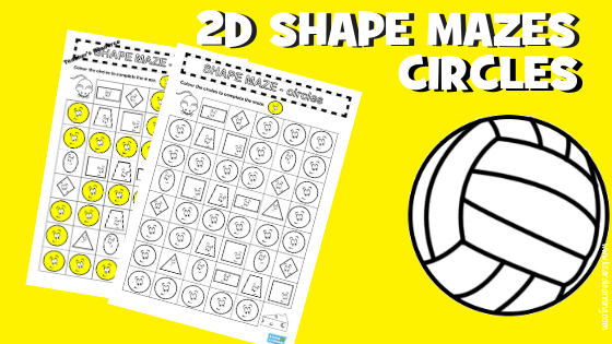 2D Shape Maze-Circles