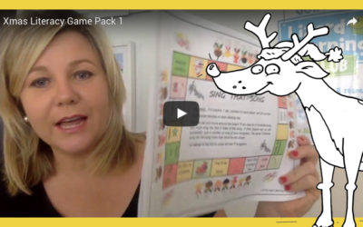 Christmas Literacy Board Games Pack