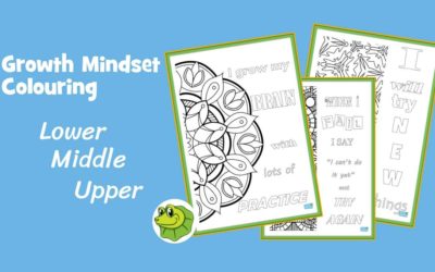 Growth Mindset Colouring Sheets