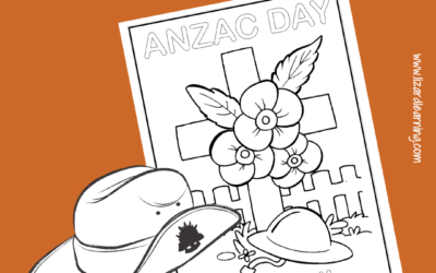 Anzac Day Colouring In Page