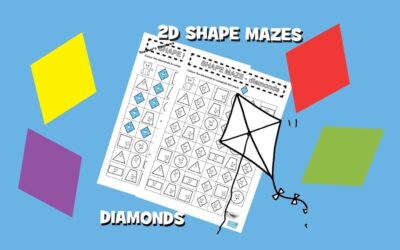 2D Shape Maze-Diamonds