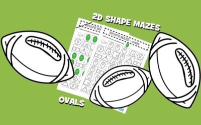 2D Shape Maze-Ovals