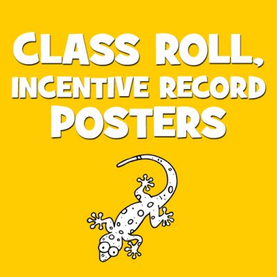 Class Roll Incentive Record Posters