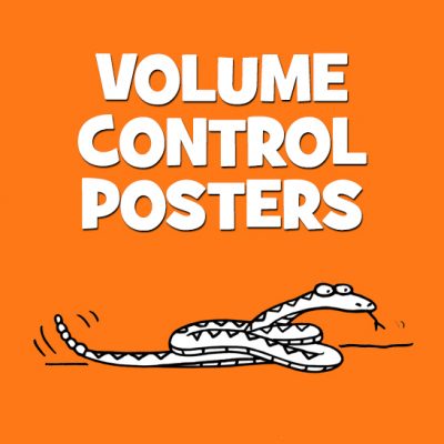 Volume Control Posters