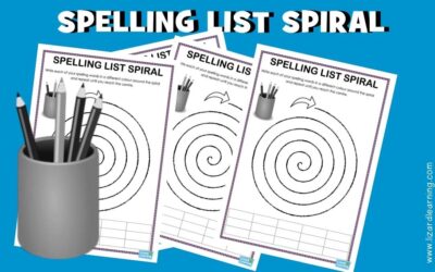 Spelling List Spiral